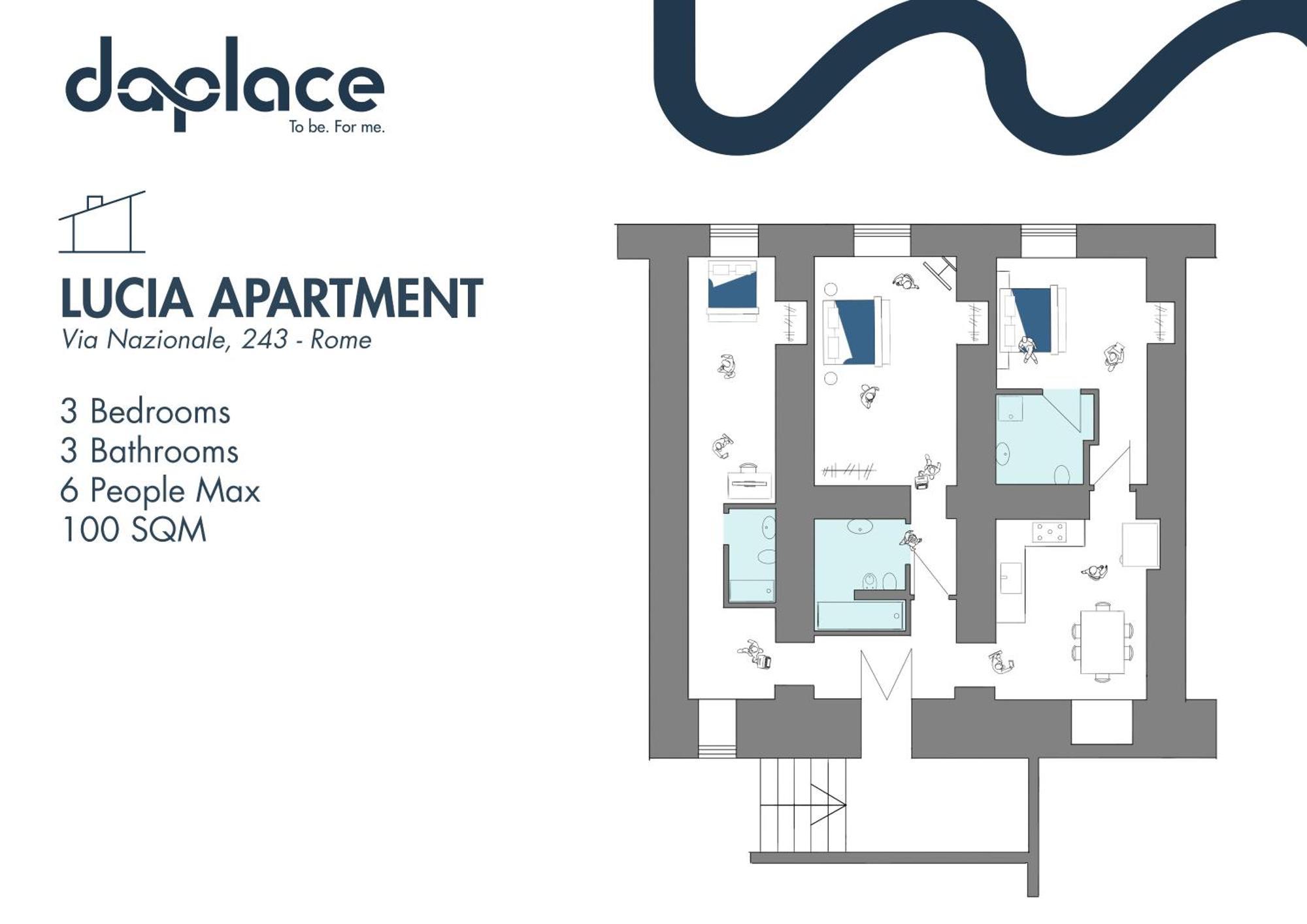 Daplace - Lucia Apartment Roma Esterno foto